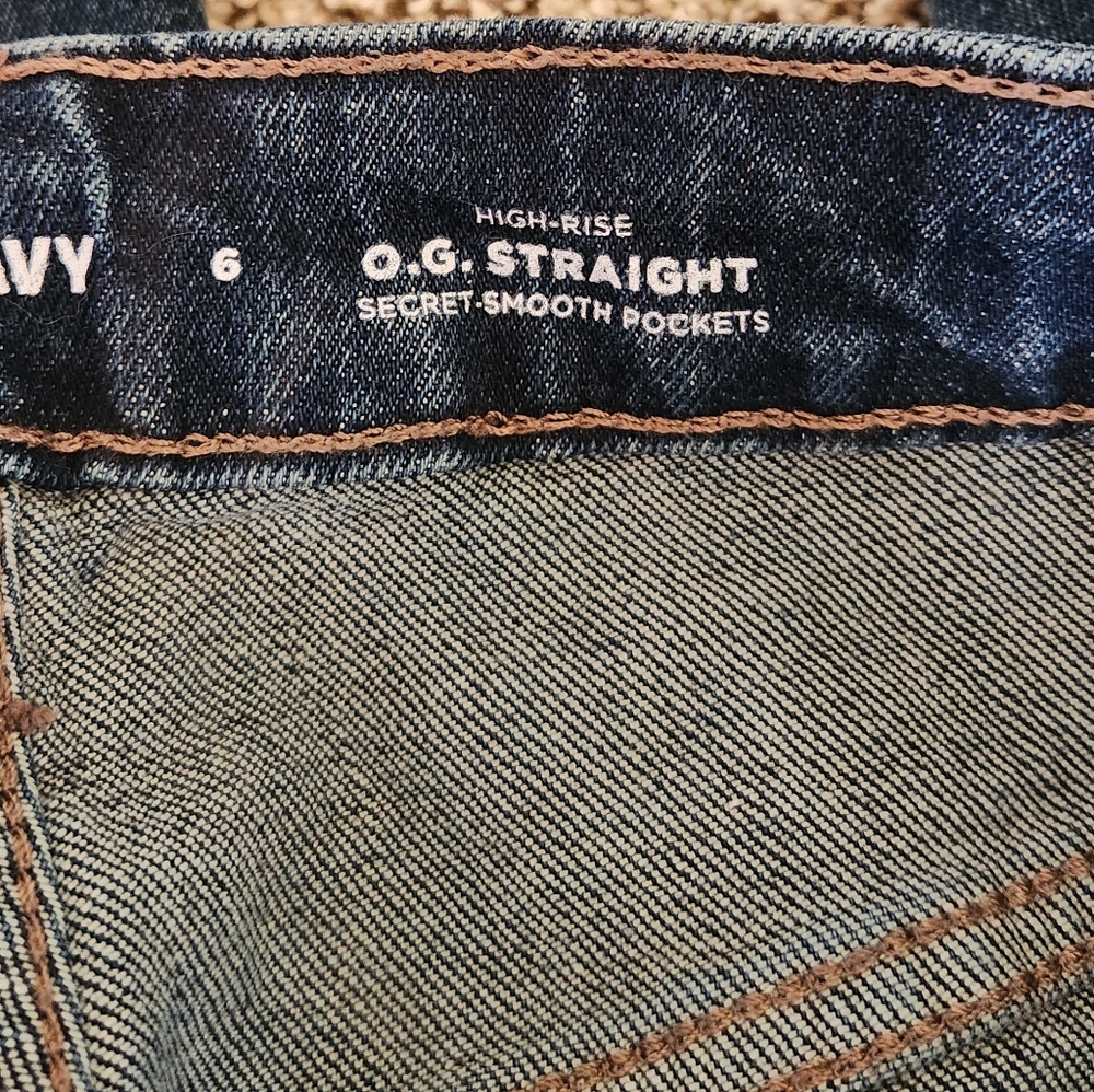 Old Navy OG Straight high rise utility jeans - Picture 5 of 7